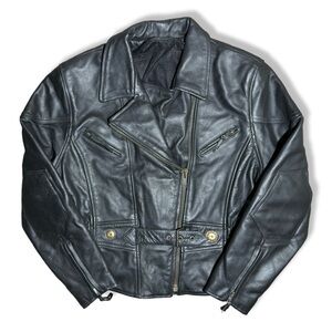 Vintage 90s Leather Biker Jacket